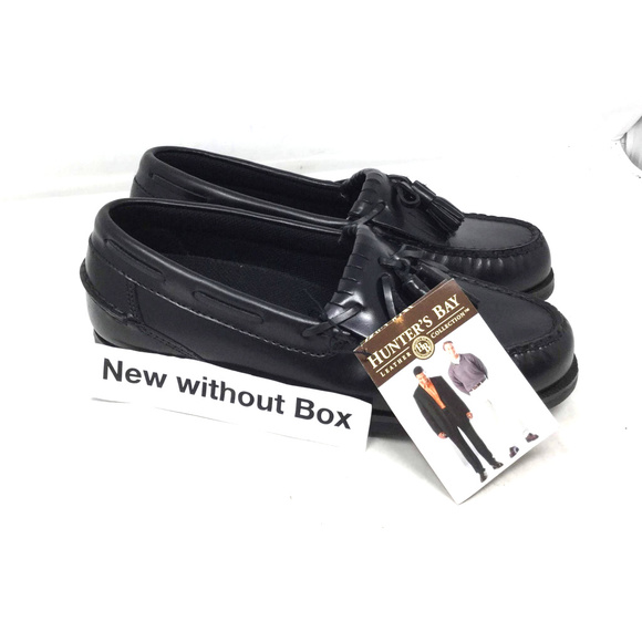 Hunter's Bay Shoes Hunters Bay Mens Shoes Sz Us 7 Black Loafers